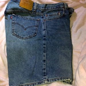 Levi Strauss Denim Jean Shorts Size 34